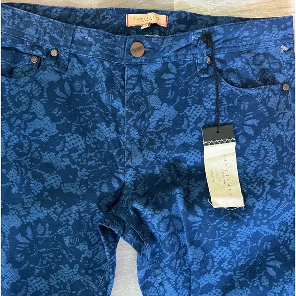 NWT Anthropologie - Sanctuary Floral Pattern Jeans - Picture 2 of 7